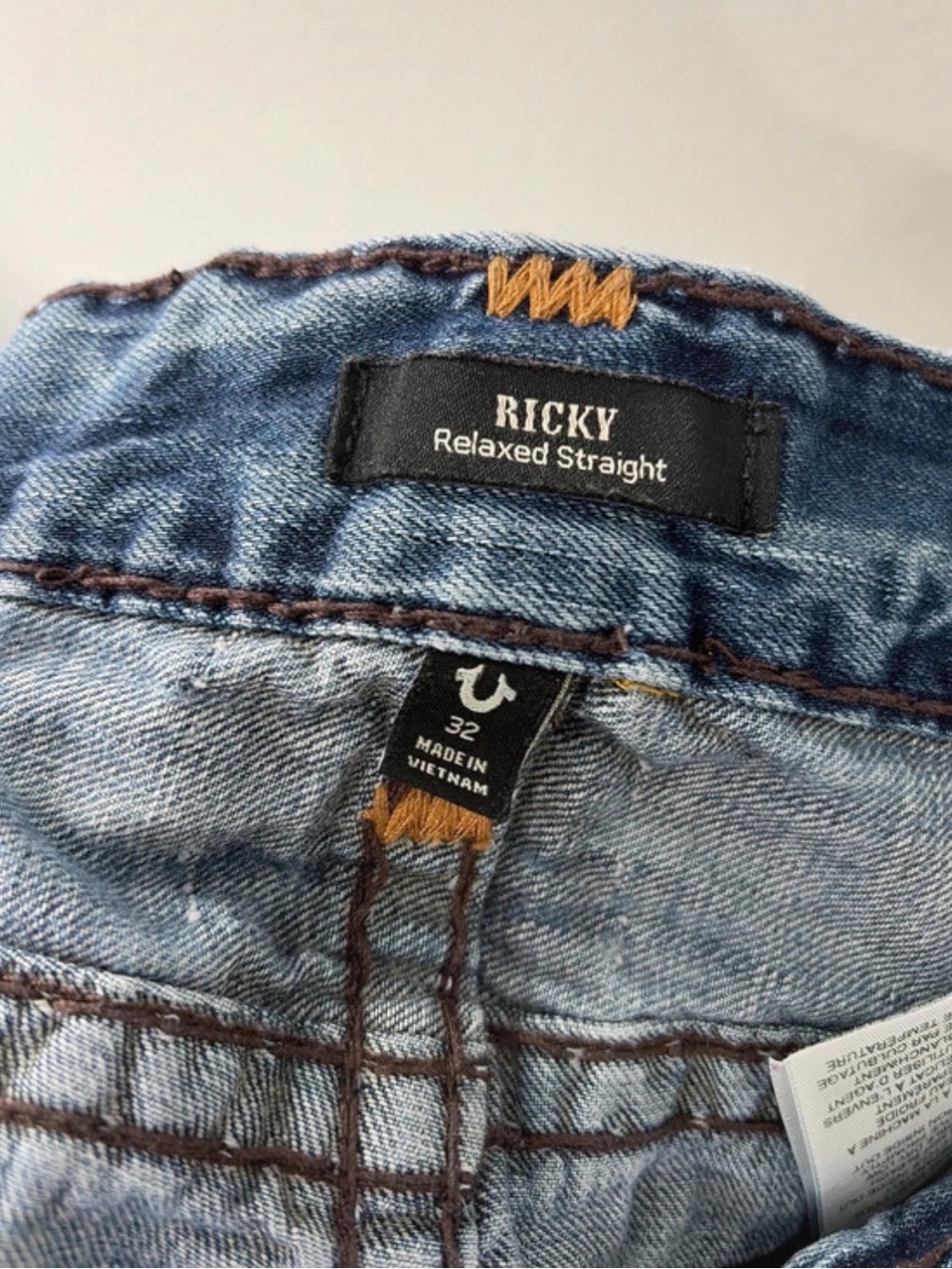 True Religion Ricky Relaxed Straight Jeans - Picture 4 of 6